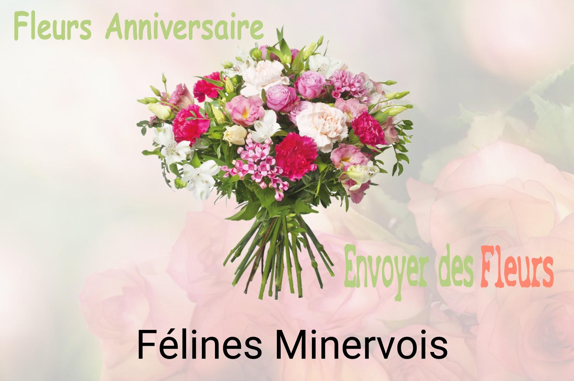 Bouquet de fleurs d’anniversaire livré à Félines-Minervois